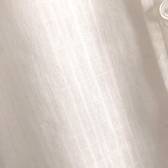 KAREN-SCOTT Petites 3/4 White Oxford Shirt - Picture 13 of 16